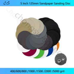 10x 5Inch 125mm Sandpaper Sanding Disc Wet Dry Sander Sheets 60 - 10000 for Sanding Pad Interface Pad Grinding Abrasive Sanding