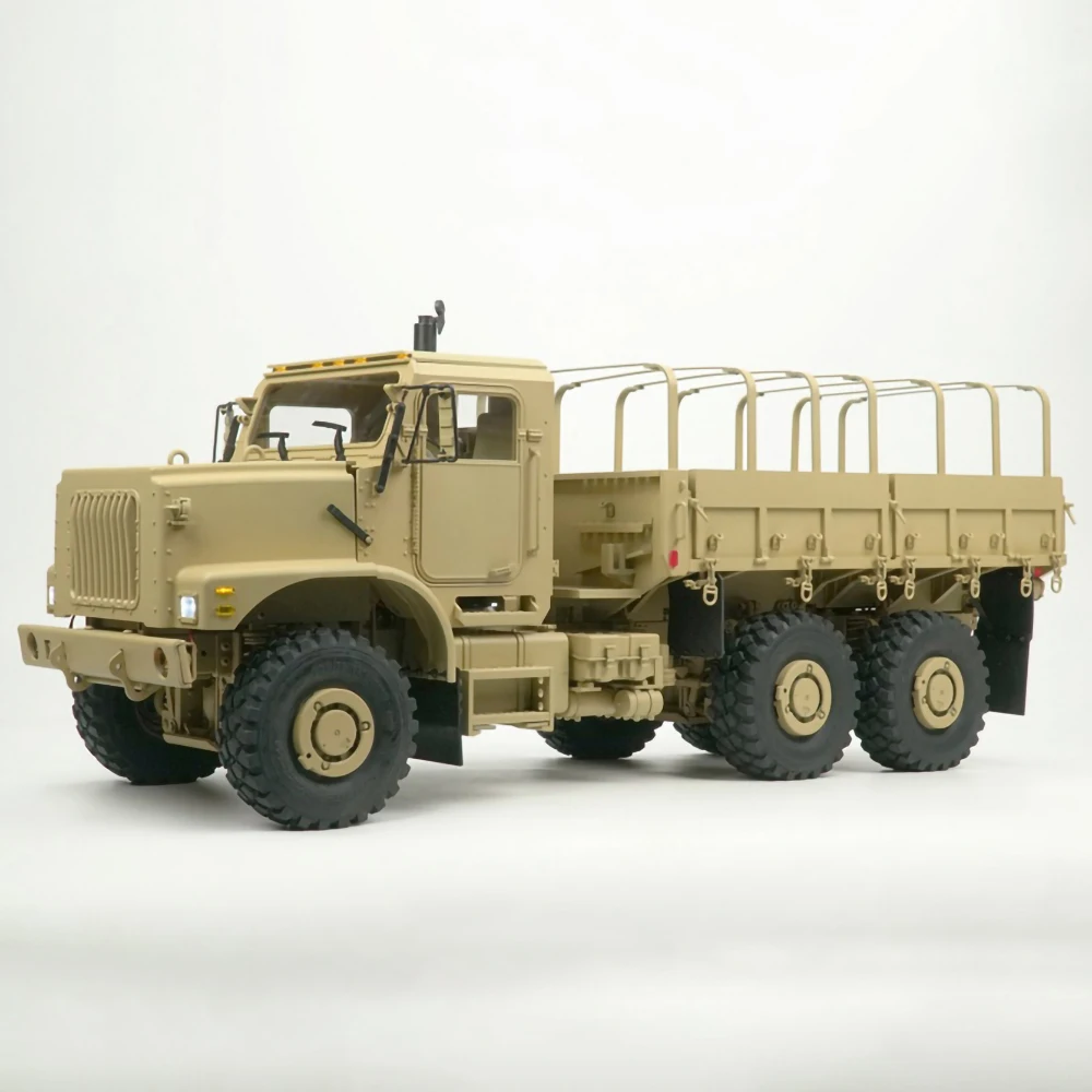 CROSSRC 1/12 RC 자동차, TC6 6X6 6WD 키트, 전기 리모컨 모델 자동차 시뮬레이션, 군용 트럭, 성인 어린이 장난감, 크롤러 자동차
