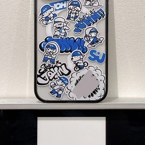 MagSafe Acrylic Skateboard Dog Phone Case Cover for IPhone 11 12 13 14 15 Pro Max Case for IPhone 15 Pro Max