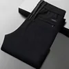 Men's Fce Lined Thiened Straight Leg Sweatpants Faionable Loose Fit Autumn Winter mid Youth Casual Long Pants