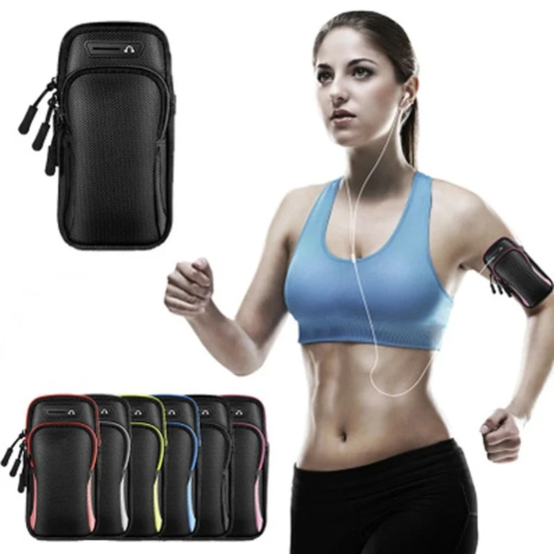 Waterproof Sports Armband Phone Case For IPhone Samsung Huawei Mi For Under 7.5 inch Universal Sport Phone Case Arm Band Running phone armband mobile phone armband phone arm band sports arm bag
