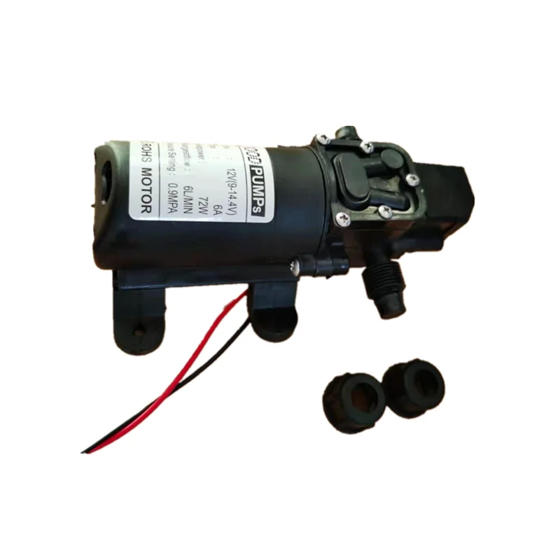 Water Pump NEW DC 12V 130PSI 6L/Min Water High Pressure Diaphragm Self Priming Pump 72W