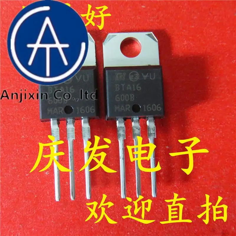 

10pcs 100% orginal new in stock Straight plug BTA16-600B BTA16 TO-220 16A/600V