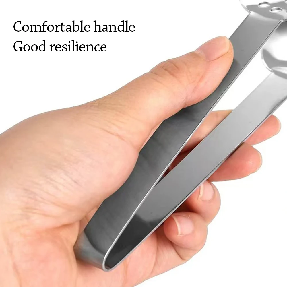Portable Stainless Steel Tea Bag Squeezer Strainer Durable Teabag Tongs Easy To Clean Kitchen Barbecue Gripper Tea