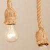 1/2/3/4/5 head vintage hemp rope pendant light retro loft industrial hanging lamp edison bulb lamp home light decoration 4