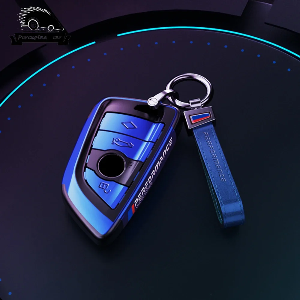 Car Remote Key Case Cover Shell Fob PC plating BMW X1 X3 X4 X5 X6 F15 F16 G30 G20 3 5 7 Series G01 G02 G05 G11 G32 F48 F39