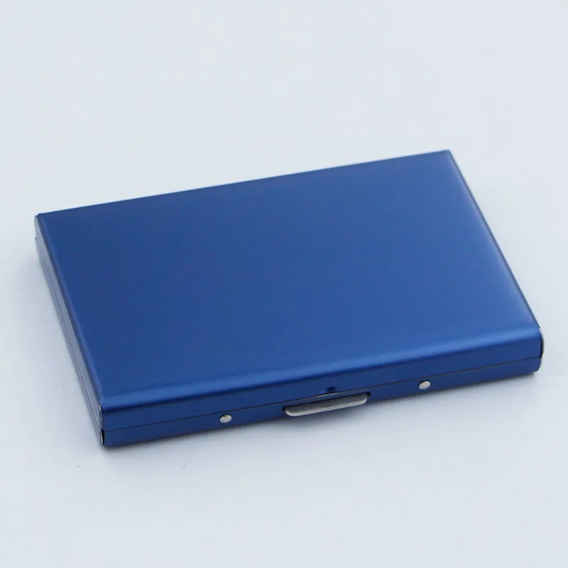 RFID-Blocking Slim Aluminum Card Protector Wallet - Secure, Large Capacity