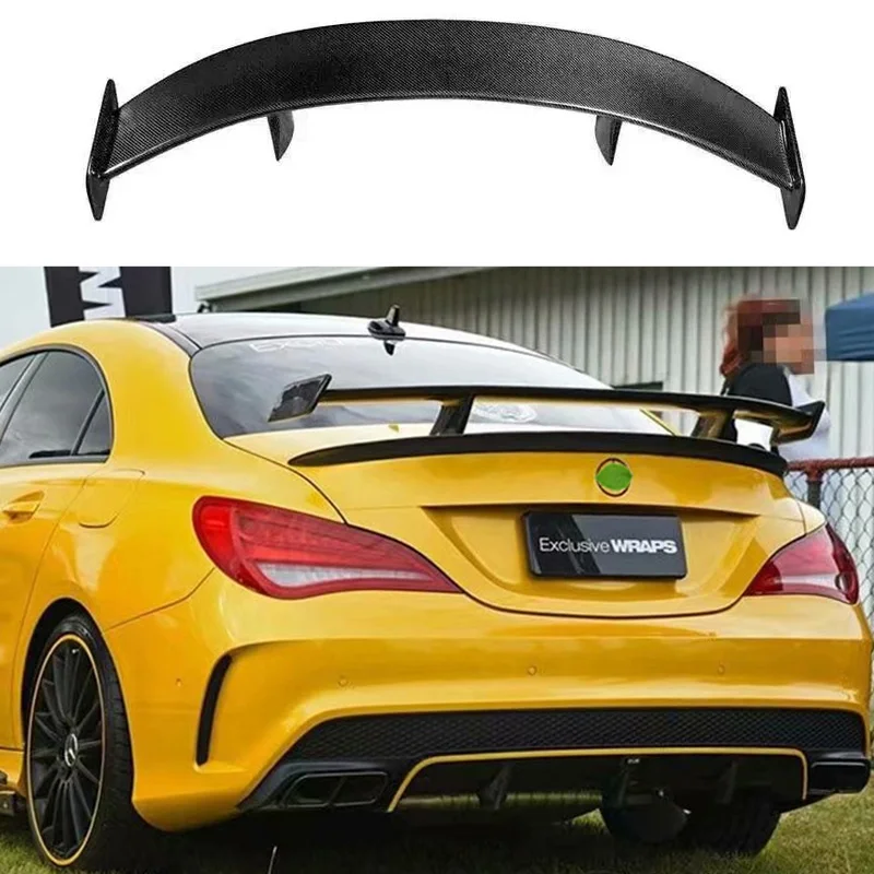 

GT Spoiler For Mercedes Benz CLA Wing CLA45 W117 C117 100% Carbon Fiber Rear Trunk Lid rCLA180 CLA200 CLA250 CLA260 2013-2023