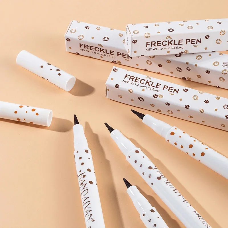 1PC Face Fake Freckles Pen Natural Waterproof Lifelike Fake Freckles Pen for Long Lasting Look Dot Spot Pen Makep Tool Cosmetic 3