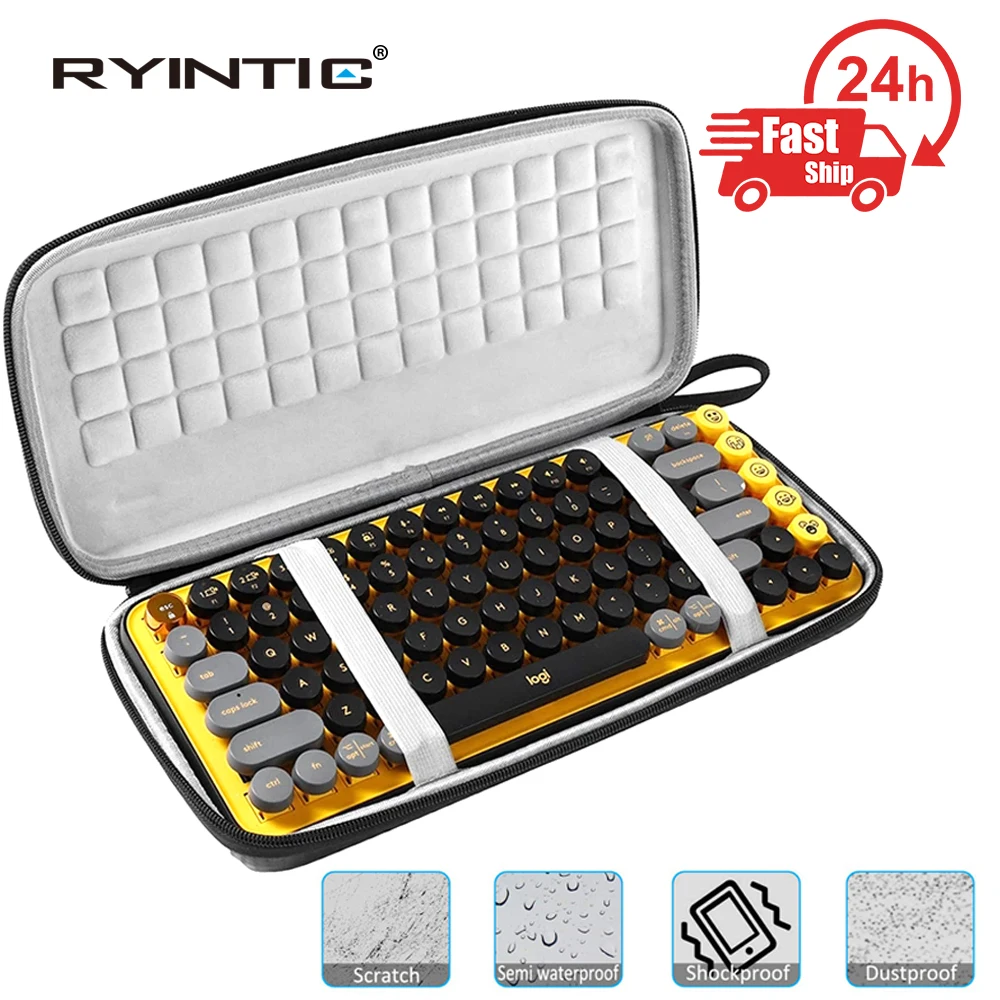 2022 La Più Recente Custodia Protettiva Antiurto Da Viaggio Rigida Per Custodia Protettiva Per Logitech Pop Keys Borsa Organizer Per Tastiera Bluetoot