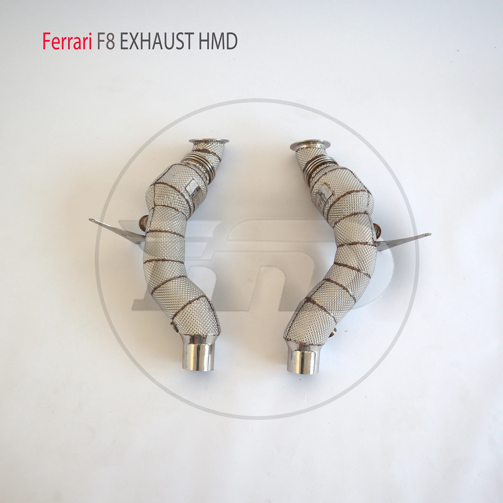 

HMD Exhaust System High Flow Performance Downpipe for Ferrari F8 Tributo Spider 3.9T V8 2019+ Catalytic Converter Headers