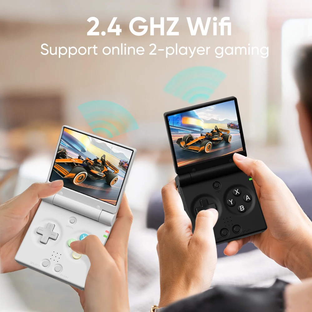 MIYOO Mini Flip Handheld Console - 2.8'' IPS Screen, Portable Retro Game Emulator, Gift For Gamers_voghion.com