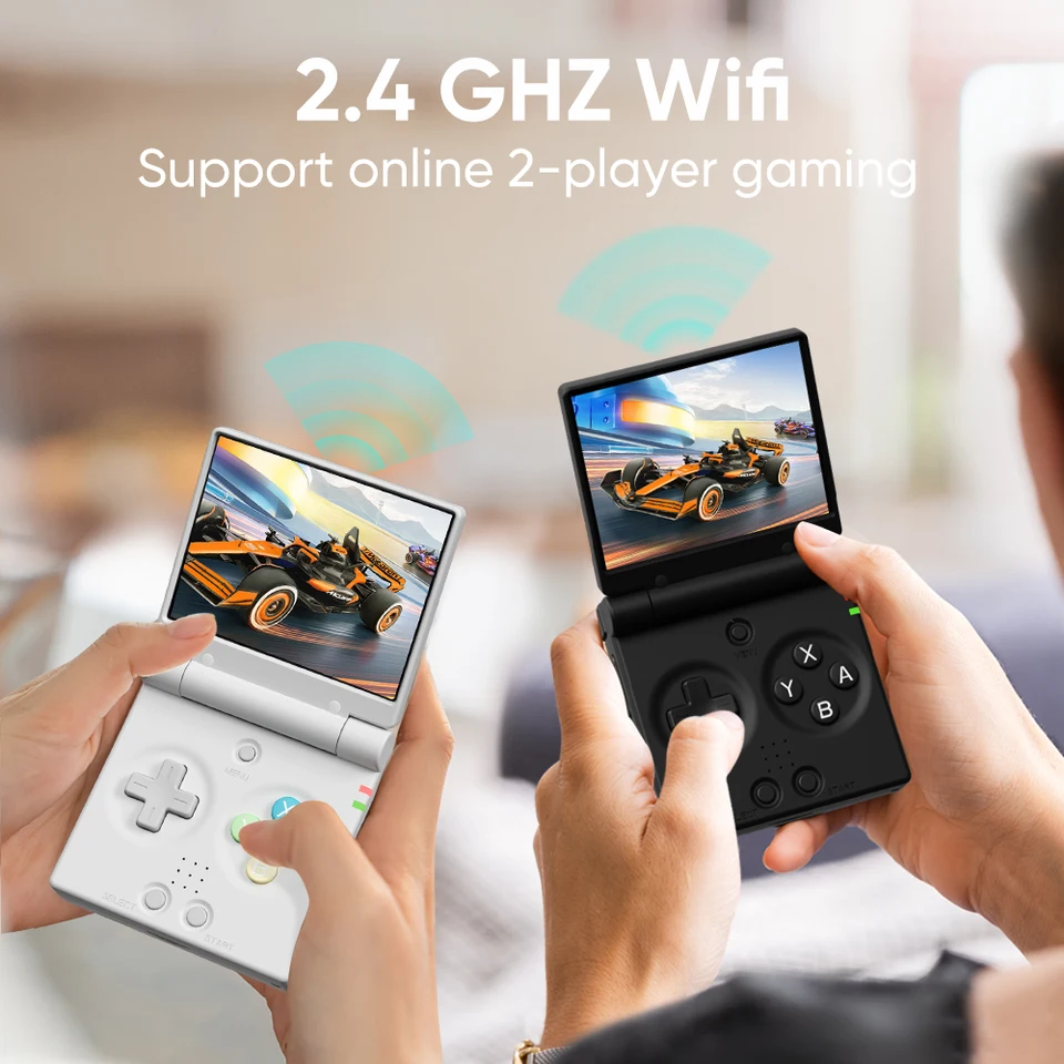 MIYOO Mini Flip Handheld Console - 2.8'' IPS Screen, Portable Retro Game Emulator, Gift For Gamers_voghion.com