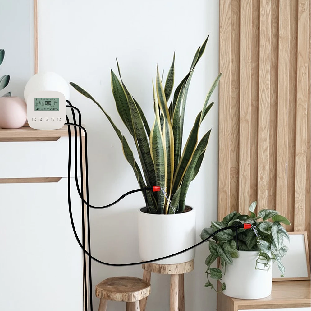 micro-sistema de irrigação por gotejamento plantas controlador