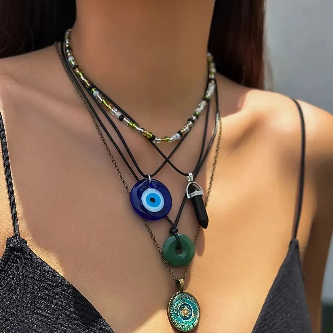 Collana, Girocollo Gotico Vintage con - Collane da Donna per