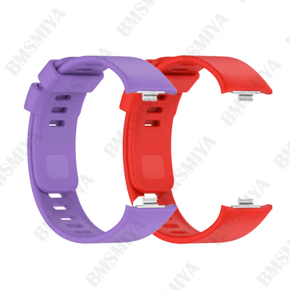 Set of 2 Breathable Silicone Sport Watch Straps - Universal Fit