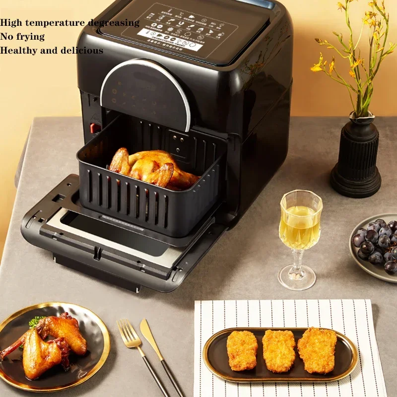 220V/1500W Smoke-Free Air Ooven /LEDTouch Screen/Grilled Chicken French Fries Pizza Fryer /10L Capacity /KDE-579D  Air Fryer 4