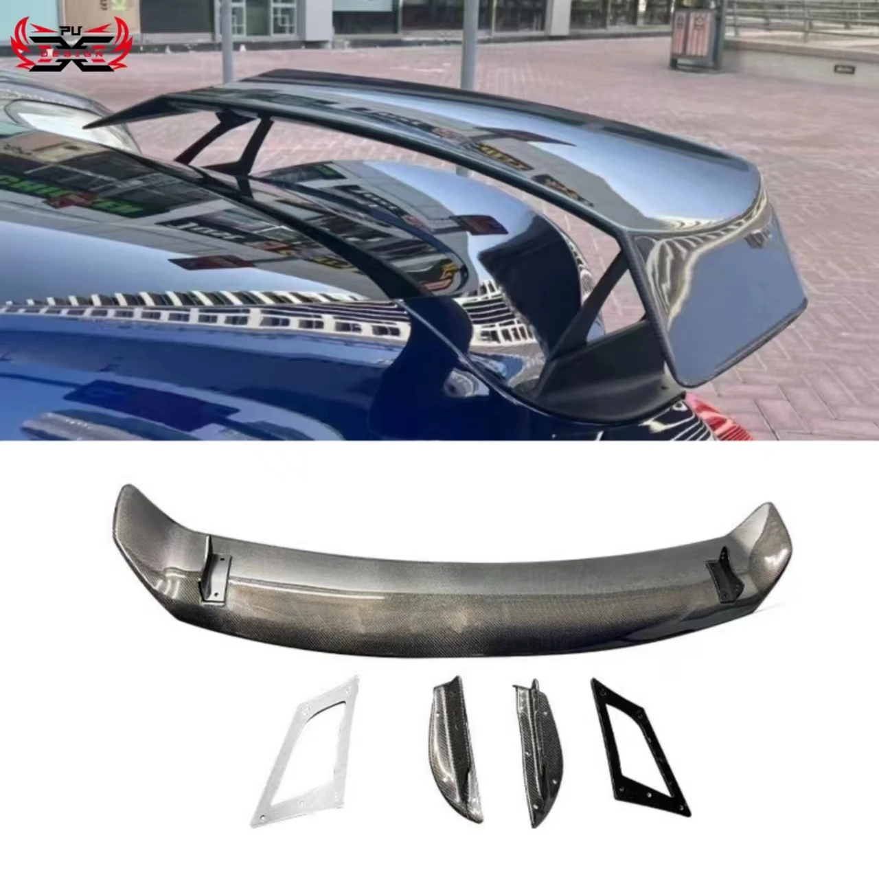 

For Toyota Gr Supra A90 A91 Mkv Carbon Fiber Voltex Style Rear Trunk Boot Spoiler Lip Wings Rear Wing 1520mm Car Accessories