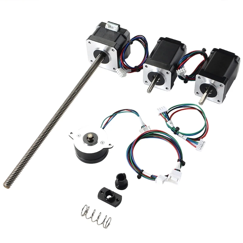 Optimized Step Motor Set for VORON 0.2 36 Extruder Motors 4 Piece Motors direct dual extruder step motor nema14 36mm round pancake motor 36hs2418cl16 1 88a for voron 2 phase 4 wire