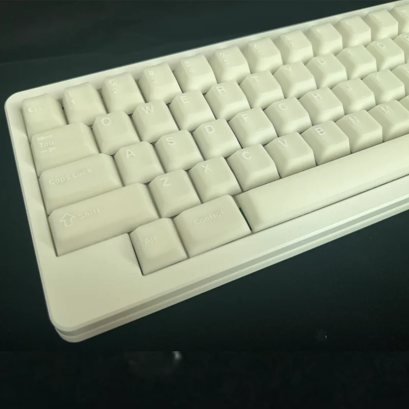 Gmk-translúcido Double-shot Cherry Perfil Keycaps 114 Teclas Gelo Branco Cherry Layout mx Switch Teclado Mecânico - Imagem 5