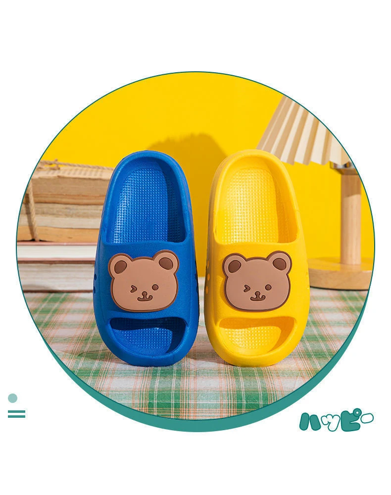 Niedliche, rutschfeste Kinderpantoffeln mit Cartoon-Motiv – Hauptansicht