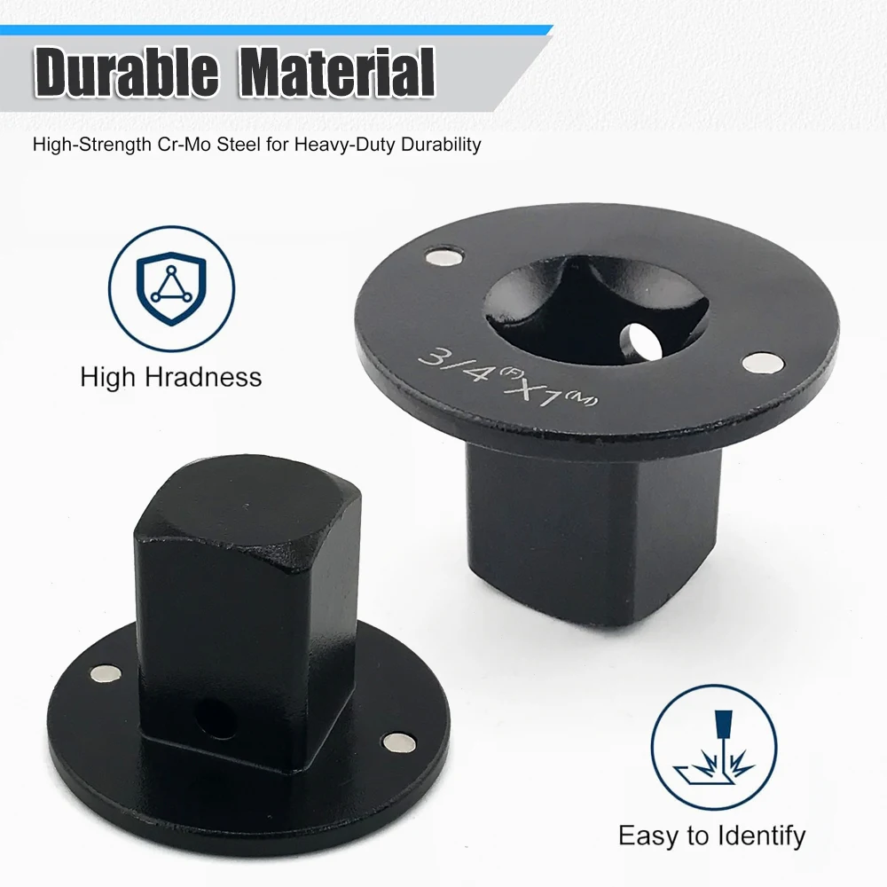 Low-Profile Impact Socket Adapter Set 3/4-1,1/2-3/4,1/2-3/8,1/4-3/8 Drive Ratchet Adapter 4 Pcs Socket Adapter Set