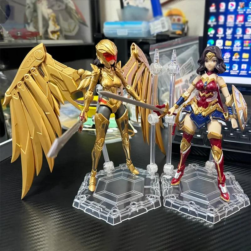 Sarà Soul Of The Dc Comics Wonder Woman Assembler Donna Modello War Ji Golden Eagle Machine Armor Modello Da Collezione Kid To
