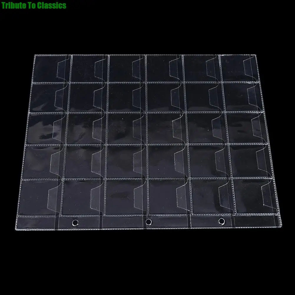 20/30/42 Pockets Plastic Coin Holder Sheet Storage Collection Money Album Case coin collection album coins collection album money collection album coin stamp holders