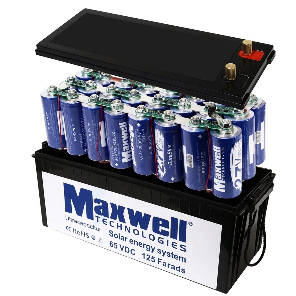 Maxwell Super Capacitor 65v 125f Module 64v Solar Power System 24pcs