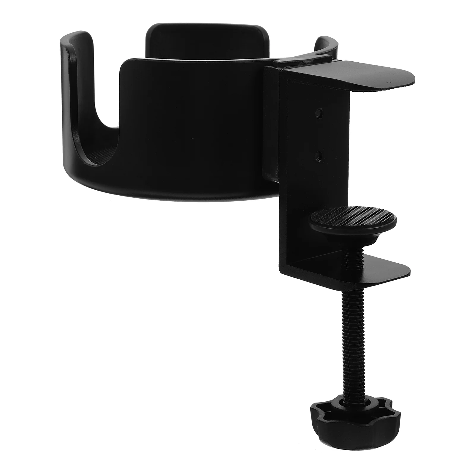 Deskside Water Cup Holder Table Stand Clip on Automatic for Holders Black Bottle Travel