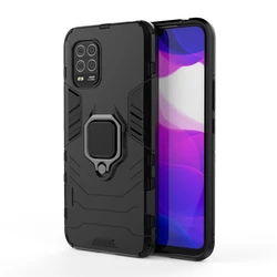 Armor Magnetic Stand Full Cover Phone Case for Mi 11 Ultra(6.81inch (DarkBlack)