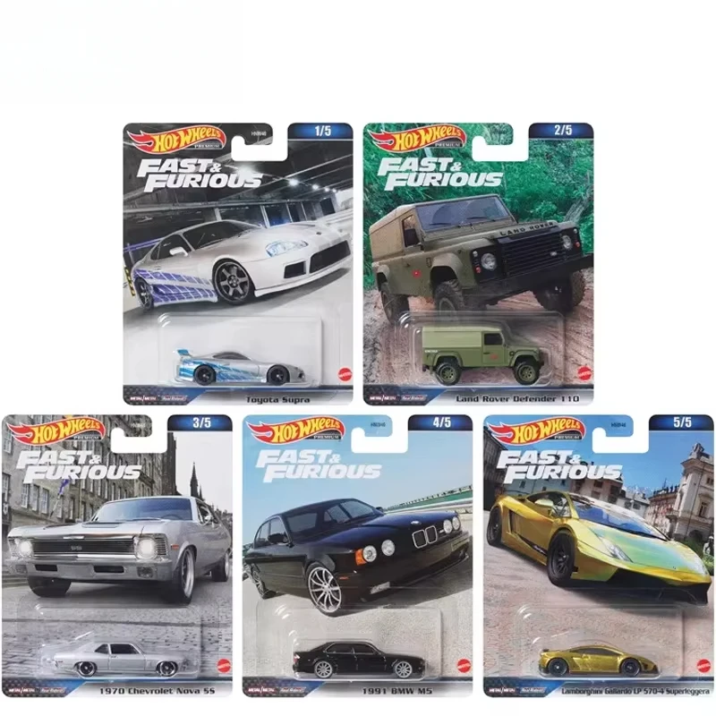 Original Hot Wheels Premium Car Fast & Furious Juguetes Toys