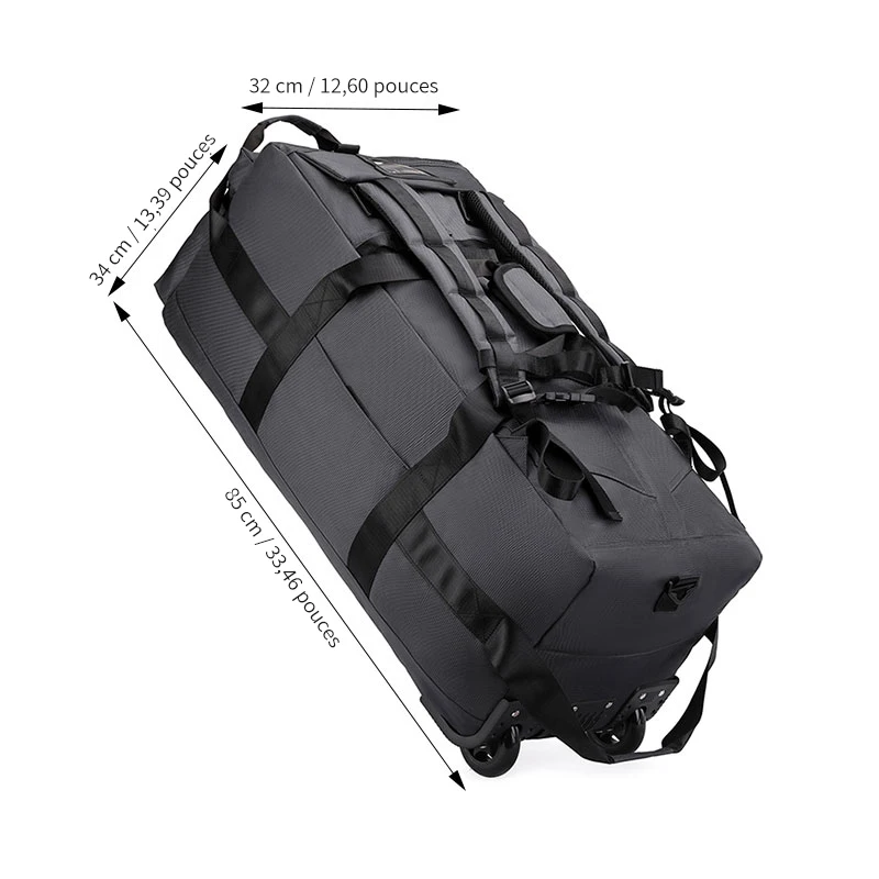 Bolso de viaje con ruedas grande equipaje de mano práctico_voghion.com