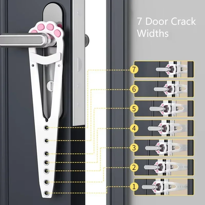Effortless Pet Access: Adjustable Cat & Dog Door Latch with Simple Installation for Seamless Pet Flap Use