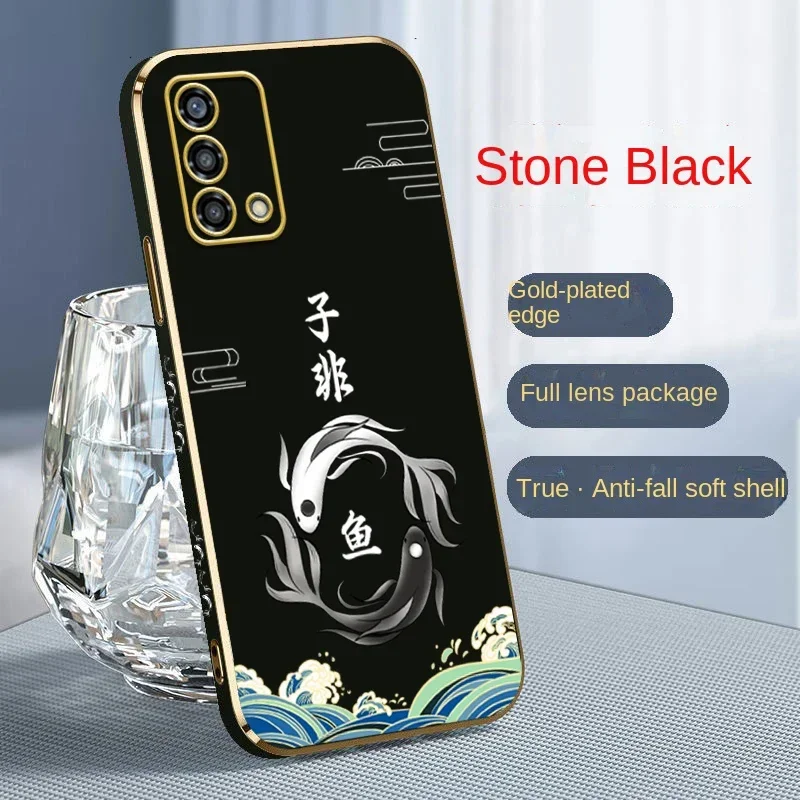 Custodia Sub Non Fish Per Realme Q3 Pro Q5 Q3I Chuang Tzu Taoism Cover