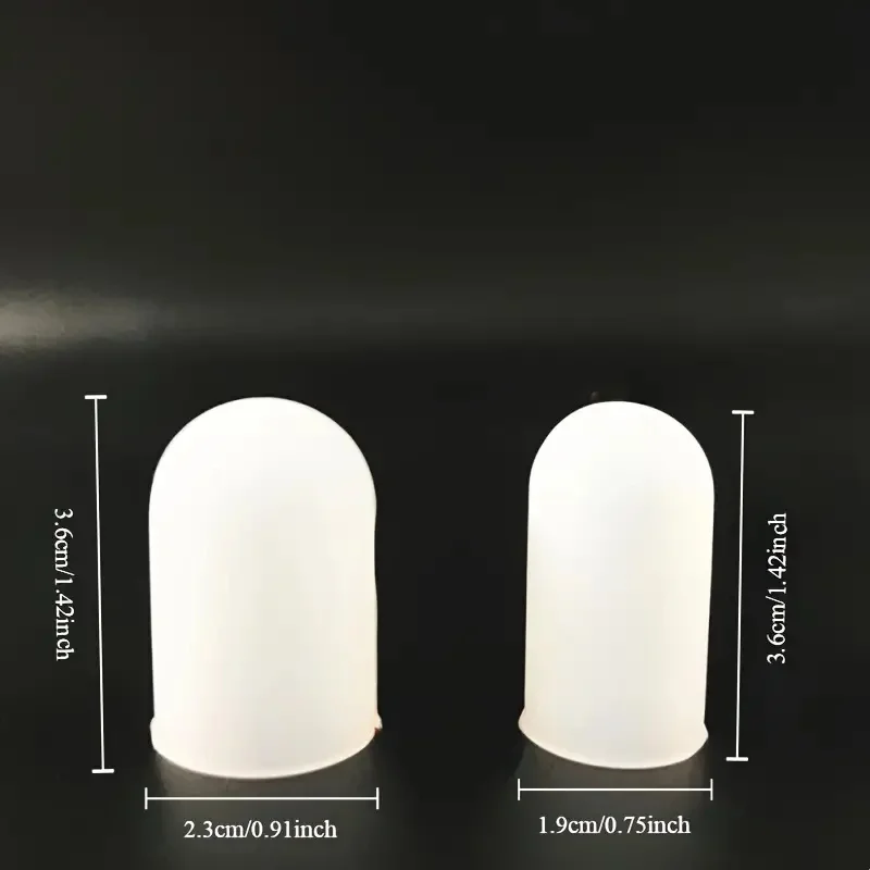 Silicone Finger Protector Sleeve Cover Anti-cut Heat Resistant Finger Sleeves Great Cooking Kitchen Tools