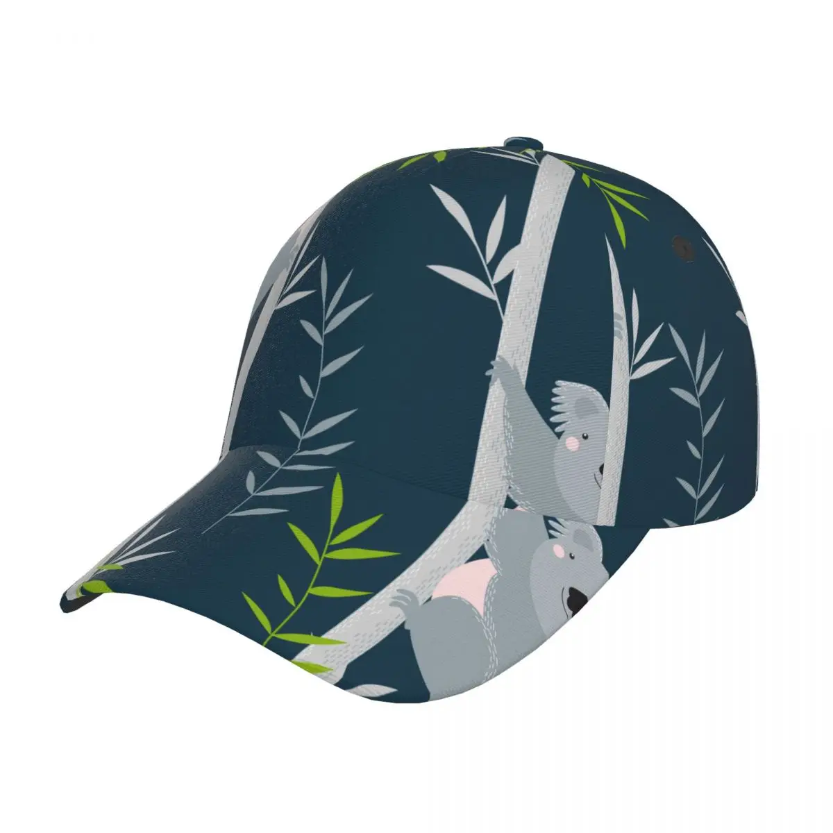 

Бейсболка кепка хип-хоп мультфильм коалы на дереве солнцезащитные шляпы для взрослых мужчин женщин шляпа