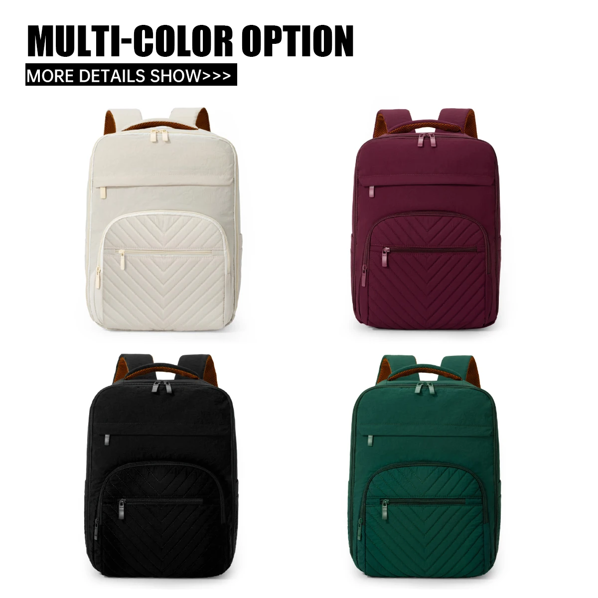 Backpack for Women, Simple Business Commuter Backpack, Large Capacity Laptop Bag, Water-Resistant, Versatile Travel Bag, College Student Backpack, Work Bag