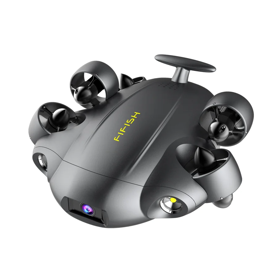 새로운 피피쉬 V6E M200A 전문 수중 드론 4k UHD 카메라 100m 케이블 VR 컨트롤 해양 로봇 드론