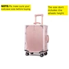 1PC PVC Luggage Cover Transparent For Travel Protective Luggage Case With Handle Dustproof Waterproof Practical Design 4