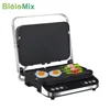 BioloMix 2000W Electric Contact Grill Digital Griddle and Panini Press, Optional Waffle Maker Plates, Opens 180 Degree Barbecue 3