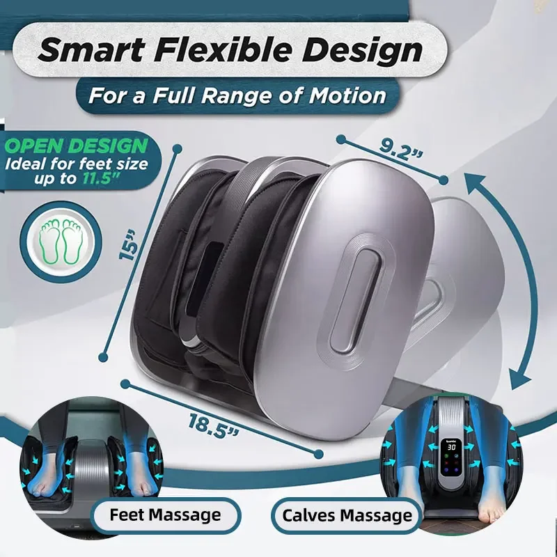 Pressure Hot and cold Multi function Massage Calf and Foot Vibration Massager Machine Shiatsu Calf Masajeador De Pies Shiatsu