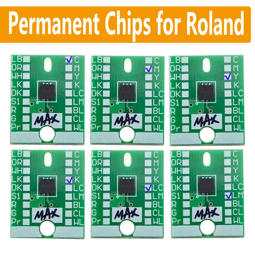 Chip Permanente Massimo Per Il Chip Della Cartuccia Di Inchiostro Roland 440Ml Per Sp-540I Sp-300I Sp-300I Vs640 Vp540 Xc540 Xj540 Sj540 Sj745