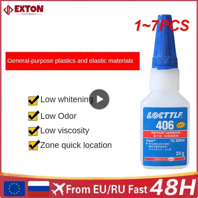 

1~7PCS 20g 401 Instant Adhesive Bottle Stronger Super Glue Multi-Purpose