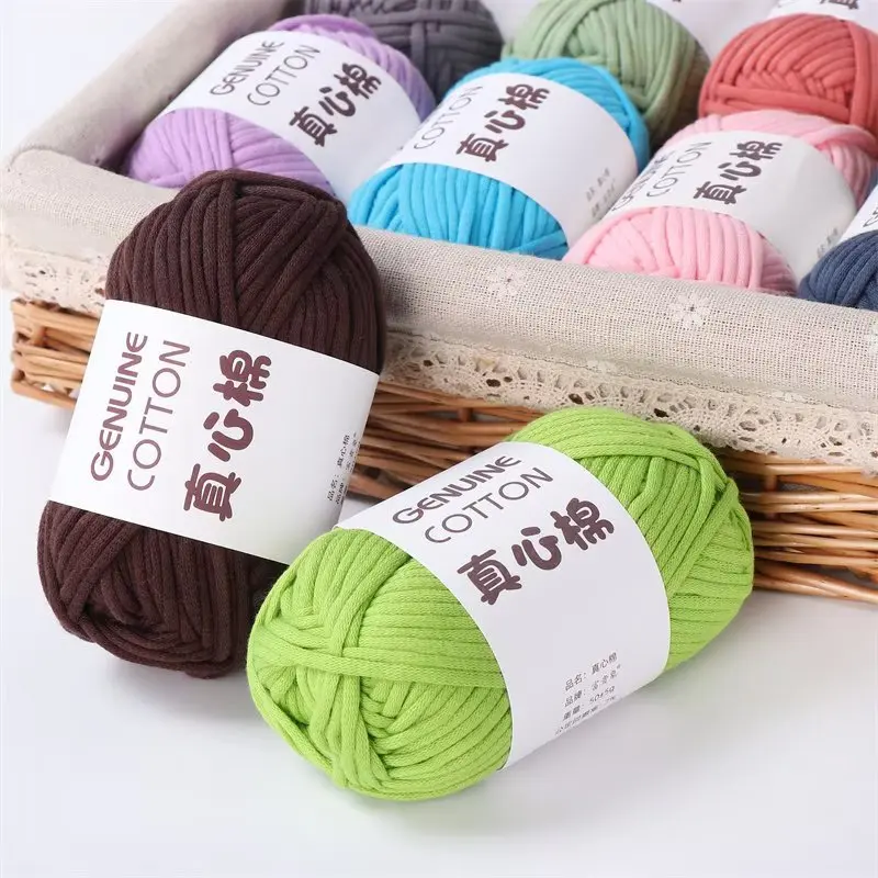50g/Pc Beginner Crochet Yarn Cotton Hollow Cotton Yarn Hand-woven Easy To  Use Easy-to-See Stitches Cotton Crochet Yarn for DIY - AliExpress