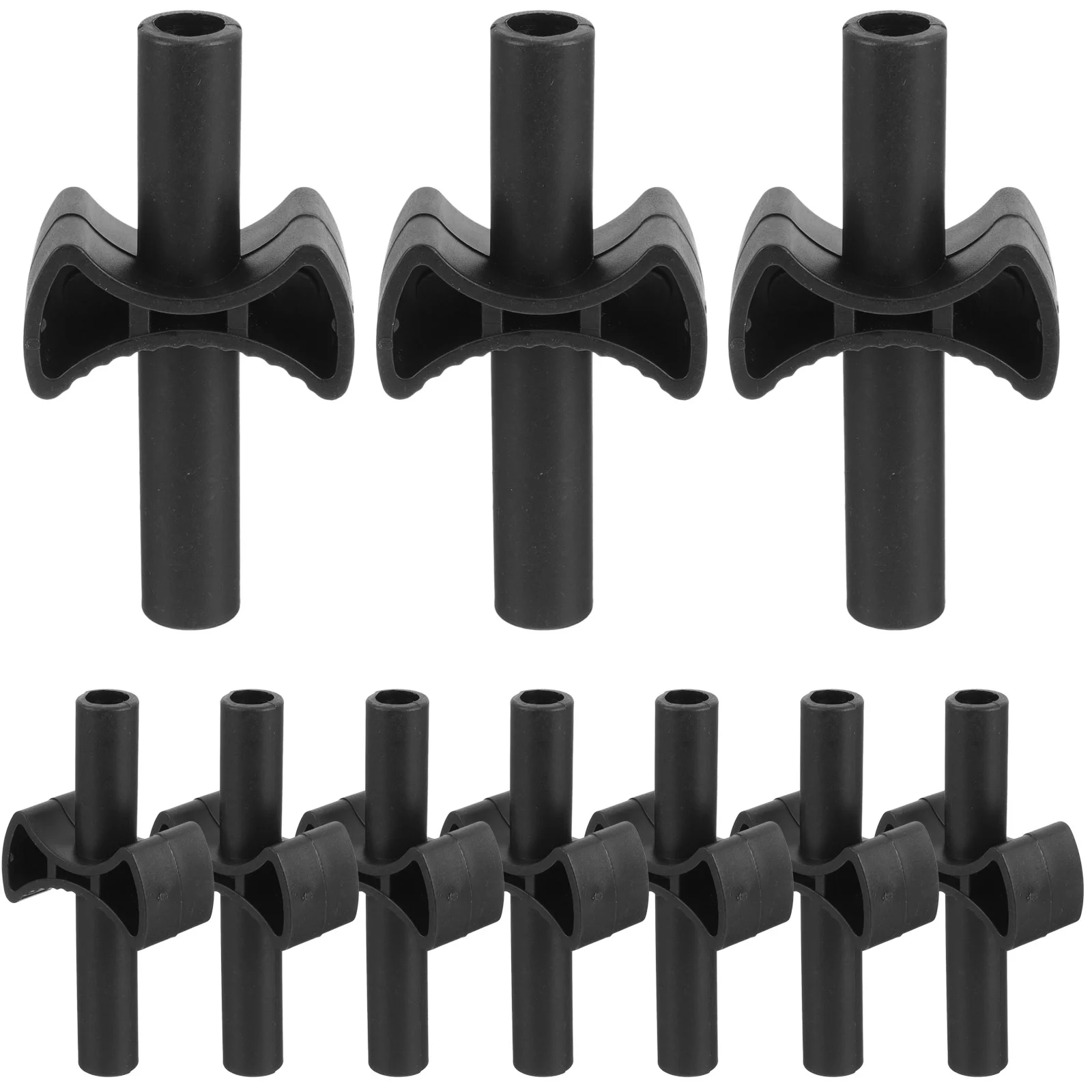12 Pcs Jumping Trampoline Accessories Enclosure Pole Gap Spacers Poles Parts Supplies Replacement Shaped Abs for Child