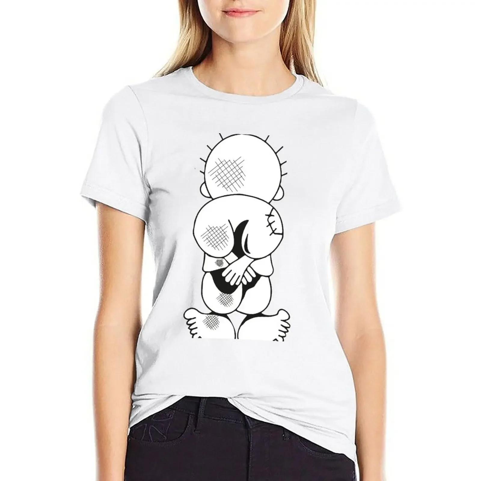 

Handala T-shirt summer top tees shirts graphic tees workout t shirts for Women