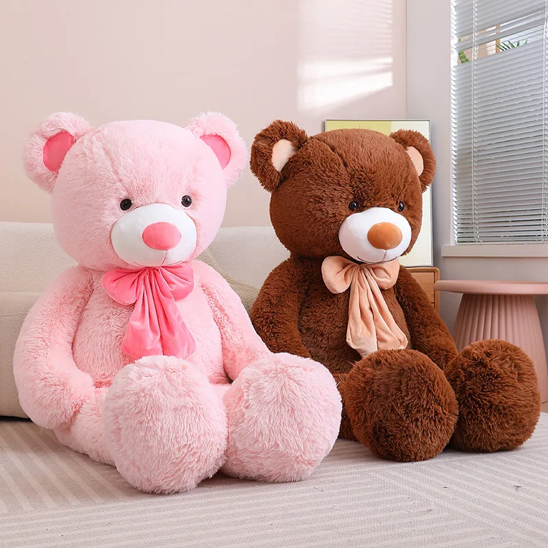 100cm Lovely Giant Teddy Bear Plush Toys Soft Stuffed Animal Bears Plushies Doll Baby Appease Pillow for Girls Valentine's Gifts