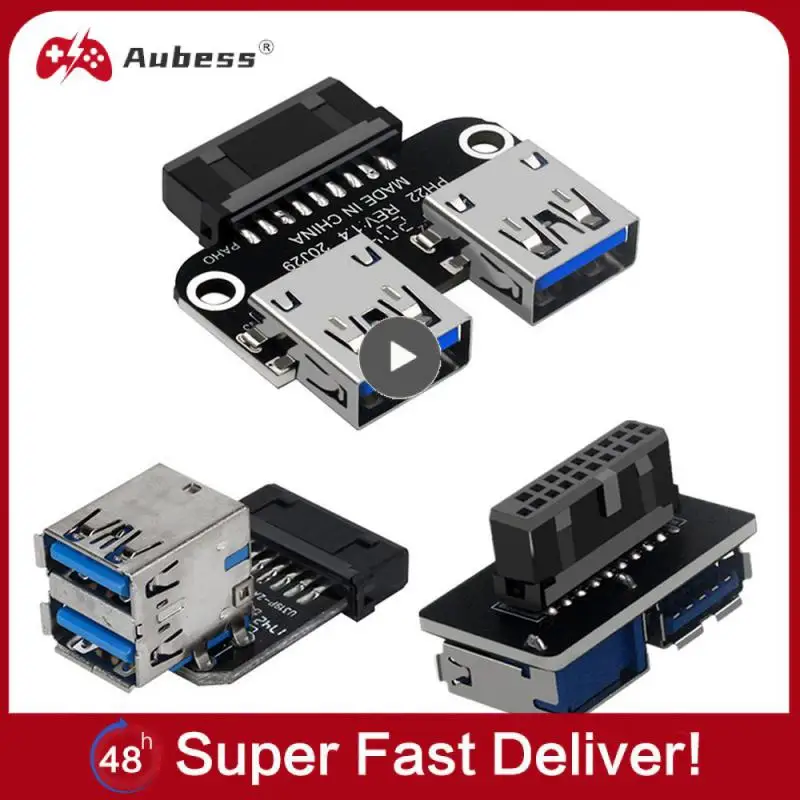 Cavo USB 3.0 Interno Da 19 Pin A Doppia Porta Femmina: Velocità E Ordine Per Il Tuo PC! - 5