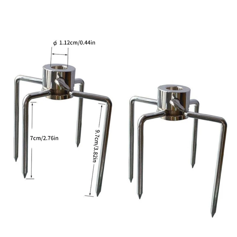Stainless Steel Barbecue Forks 4 PCS Safe to Use Rotisserie Forks Perfect for Grilling Picnics Outdoor Activities